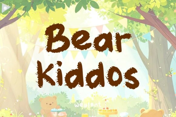 Bear Kiddos: The Perfect Display Font for Kids Branding