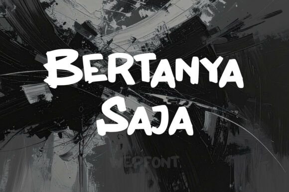 Bertanya Saja: The Radical Display Typeface for Bold Web Design
