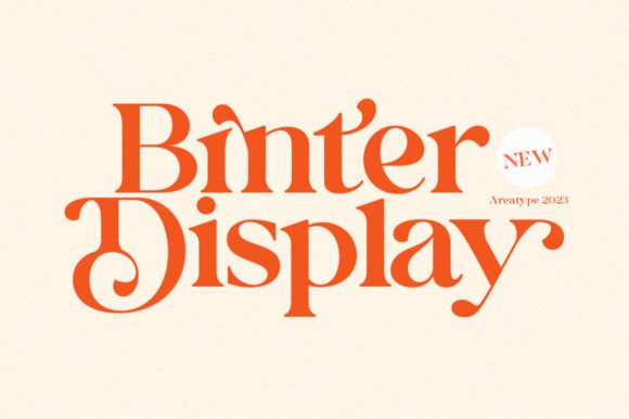 Binter Display: A Sophisticated Serif for Editorial Design