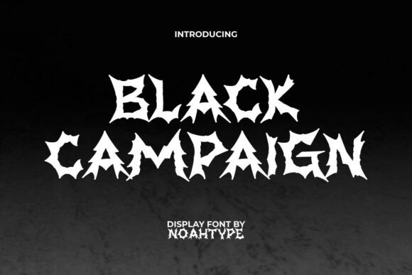 Black Campaign Typeface: The Bold Font Upgrade Your Brand Needs