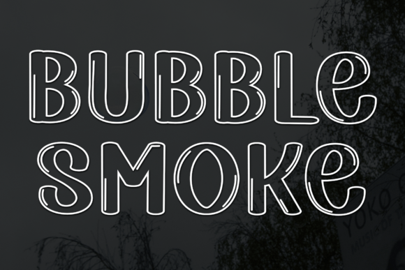 Bubble Smoke: The Festive Display Font for Holiday Editorial Design