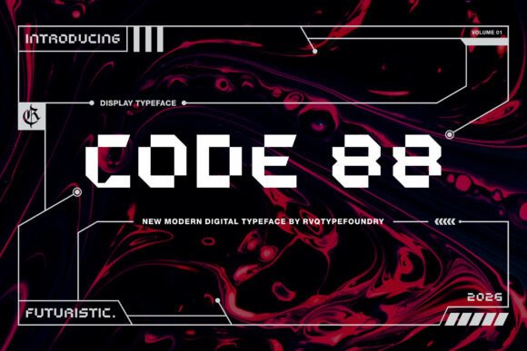 Code 88: The Futuristic Typeface That Transformed My Brand Identity