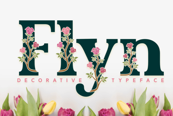 Flyn Typeface: Elevate Your Handmade Brand With Floral Typography
