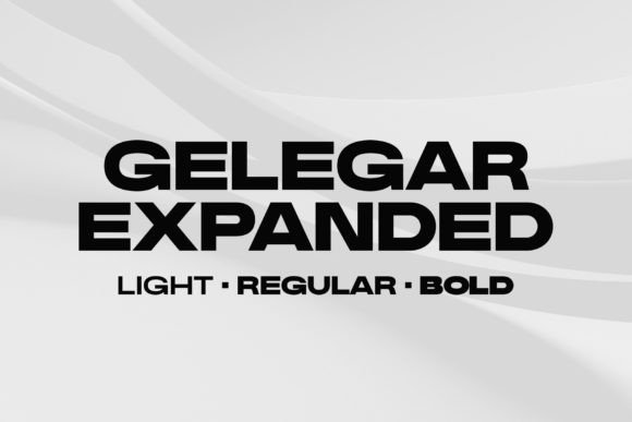 Gelegar Expanded: A Premium Display Font for Editorial Impact
