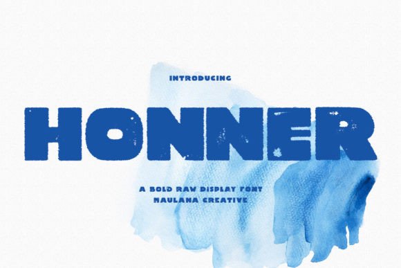 Honner: The Distressed Sans Serif Typeface for Bold Digital Campaigns