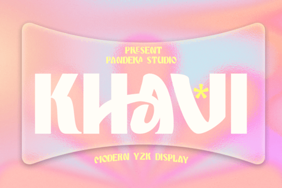 Khavi: The Y2K Sans Display Font for Modern Crafters