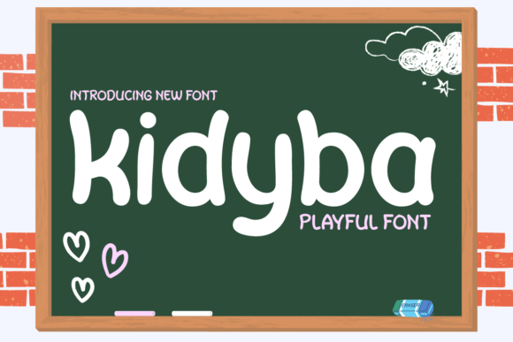 Kidyba Font: A Playful Display Typeface for Modern Web Design