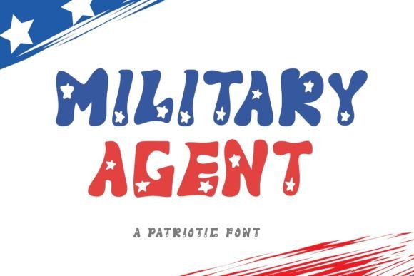 Military Agent: The Patriotic Typeface for Bold Brand Identity