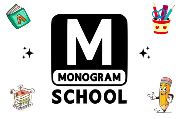 Monogram School: A Decorative Typeface for Editorial Clarity