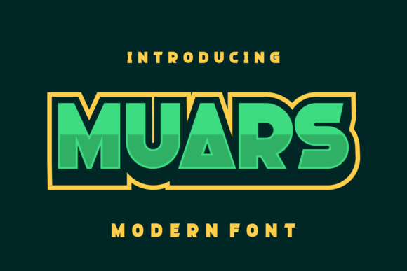 Muars: A Modern Sans Serif Display Font for Digital Branding