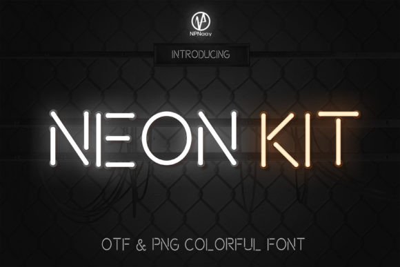 Neon Kit: A Nostalgic Color Font for Bold Brand Identity