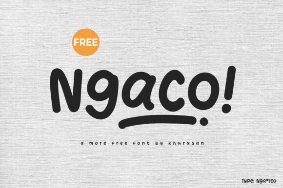 Ngaco: The Playful Typeface That Transforms Campaign Visuals