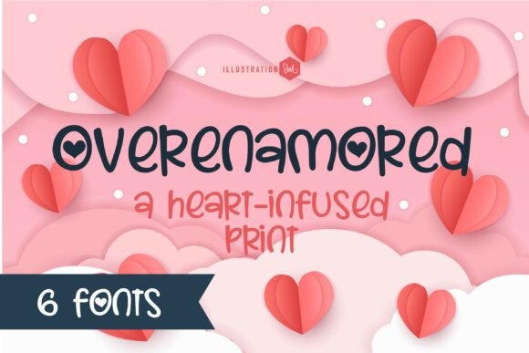Overenamored: The Perfectly Imperfect Display Font for Handmade Creators