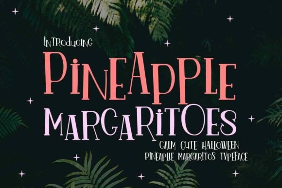 Pineapple Margaritoes: A Cheerful Serif Font for Bright Brand Identity