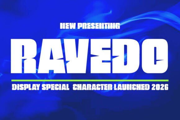Ravedo: The Modern Display Typeface for Bold Web Design
