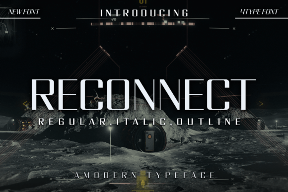 Reconnect: The Futuristic Font That Transforms Handmade Shop Branding