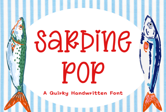 Sardine Pop: A Playful Script Font for Engaging Editorial Design