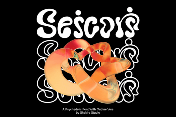 Seicori: The Psychedelic Serif Font for Scroll-Stopping Visuals