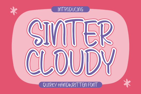 Sinter Cloudy: A Sweet Display Typeface for Playful Branding