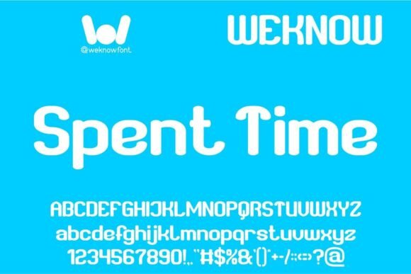 Spent Time: The Modern Display Font for Digital Experiences