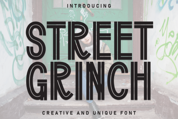 Street Grinch: A Playful Display Font for Engaging Web Design