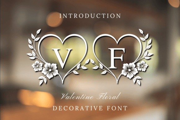 Valentine Floral: A Romantic Typeface for Editorial Design